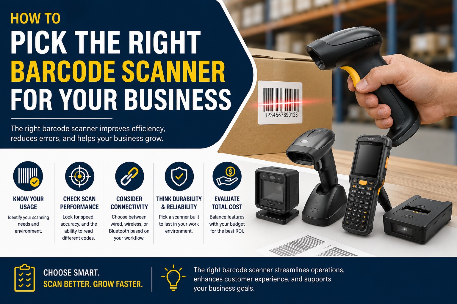 How to Pick the Right Barcode Scanner for Your Business
